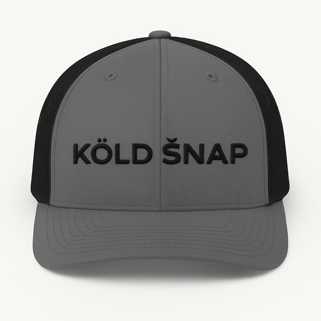 Trucker Cap - Richardson 112 - Charcoal/Black Mesh