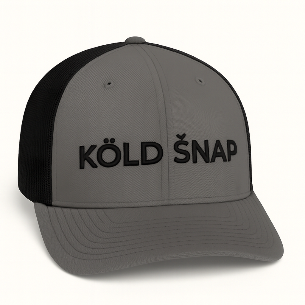 Trucker Cap - Richardson 112 - Charcoal/Black Mesh